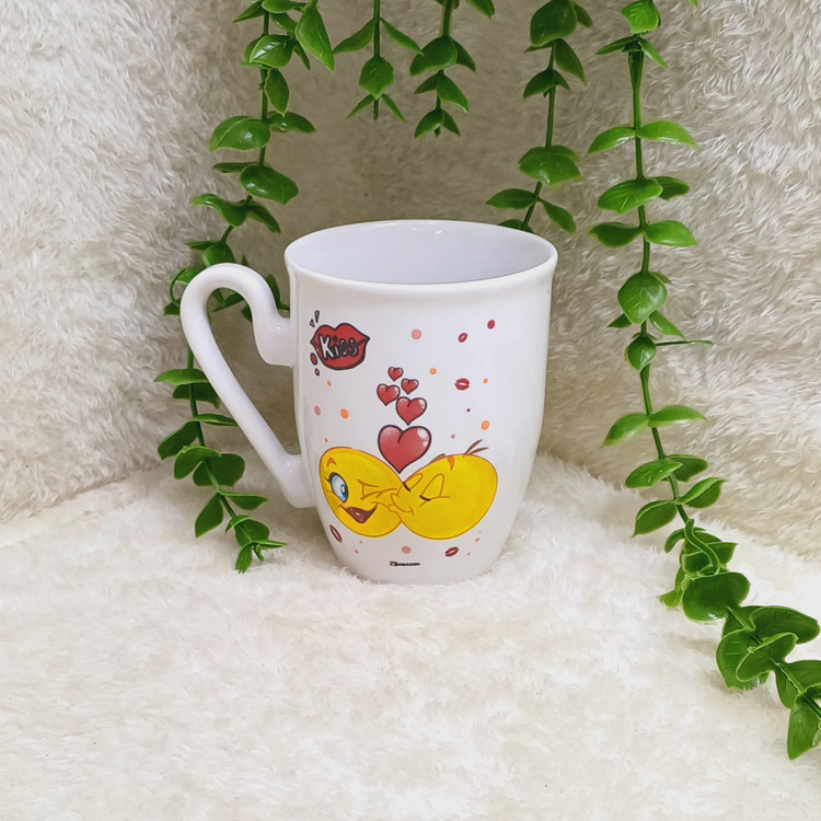 ماگ ایموجی بوسه ،استعلام موجودی و پس کرایه